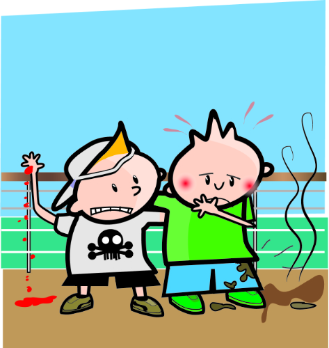 PIKOSCH - zwei Jungs auf Kreuzfahrtschiff